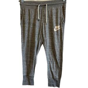 VTG NIKE Capri Joggers Sportswear Heather Gray Gym High Waisted Active Women’s S